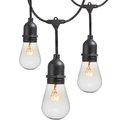 Newhouse Lighting Outdoor 48ft Commercial Grade Incan. String Lights with 18 Light Bulbs CSTRINGINC18